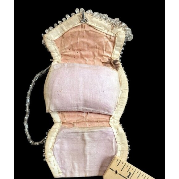 Vintage Iroquois Native American Beaded Souvenir Pouch pin cushion Purse asis - Picture 5 of 9